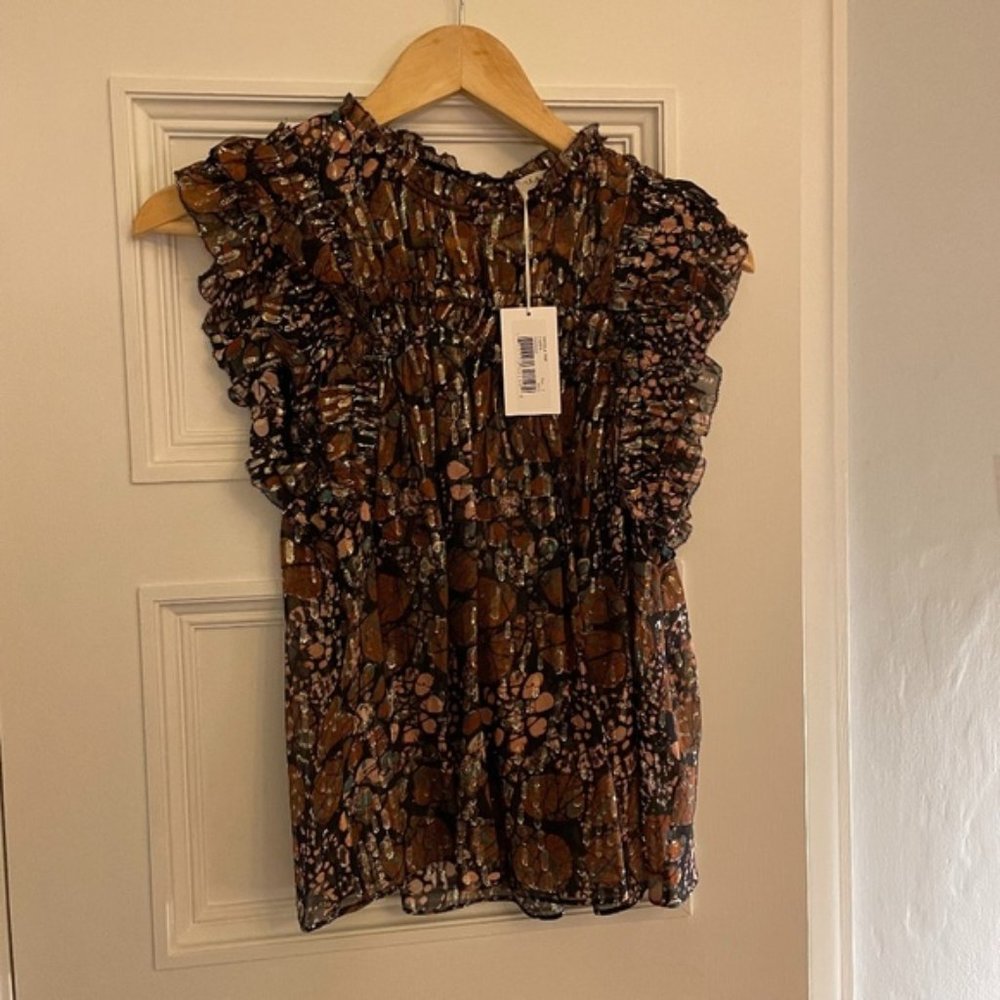 Ulla Johnson Nicola Top in Umber